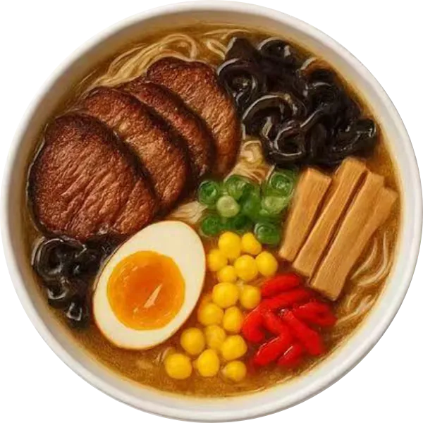Miso Beef, egg, corn at Tasty Ramen, a Ramen Restaurant in New Port Richey